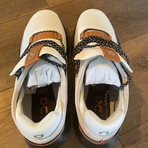 On men’s Cloudnova white pecan sneakers